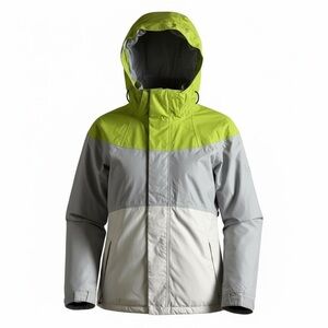 Bonfire Snowboarding Jacket Warm Winter Coat Ski Gear Snow Outdoor Green Gray M
